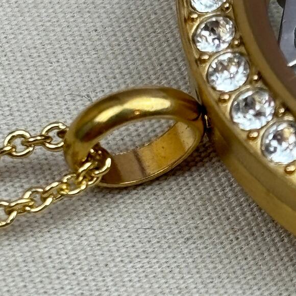 Origami Owl Fish Bowl Charm Locket Necklace Cross Football Dog Bookworm Heart - Picture 4 of 12